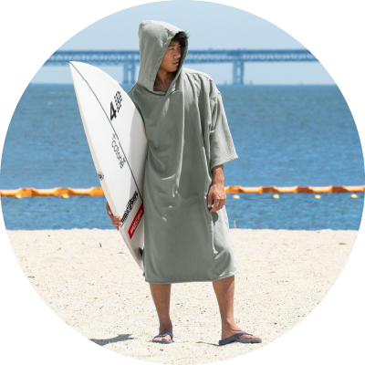 サーフポンチョ タオルギフト 贈り物 今治タオル 泉州タオル サウナポンチョ 刺繍 名入れ