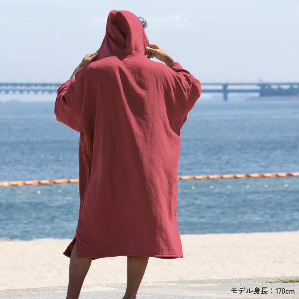 サーフポンチョ サウナポンチョ ポンチョ サーフィン サウナ バスポンチョ 海 海水浴 プール