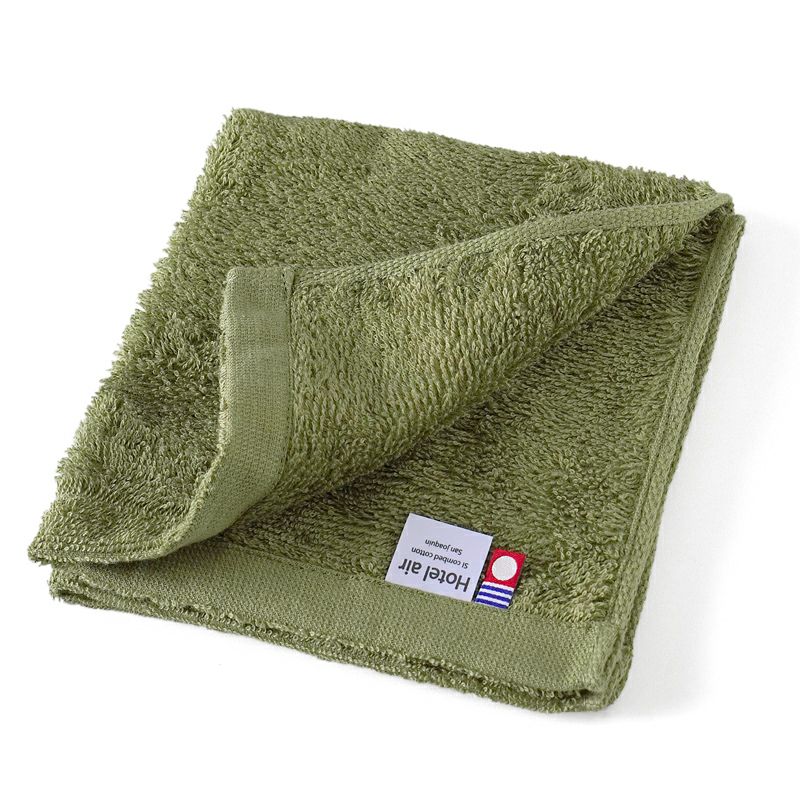 今治タオル ハンドタオル 軽量 ボリューム 今治産 ホテルエアー ホテル仕様 1枚 単品 中厚 今治認定 ネイビー イエロー ホワイト グレー カーキ ブラック アッシュパープル