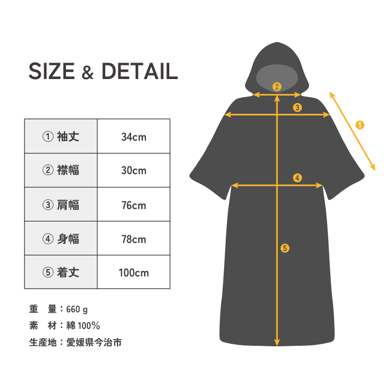 サーフポンチョ 着替えポンチョ サーフィンポンチョ