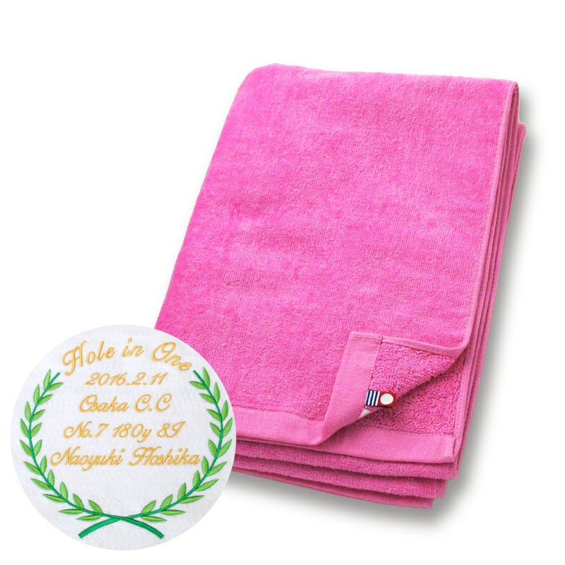 ホールインワン 刺繍名入れ 記念品 今治タオル