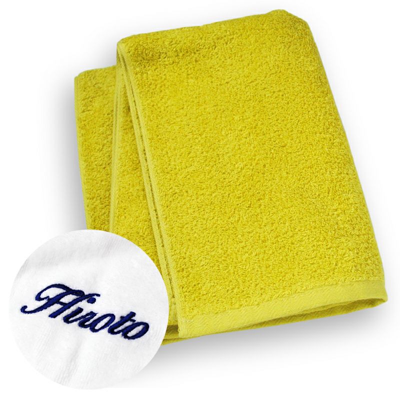 名前 刺繍名入れ 卒業 卒園 定年 退職 祝い ギフト 部活 クラブ スポーツタオル 泉州タオル