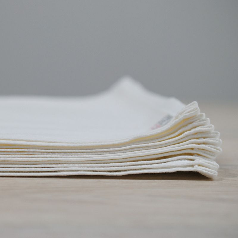 大阪泉州産 やわはだガーゼ バスタオル オフホワイト