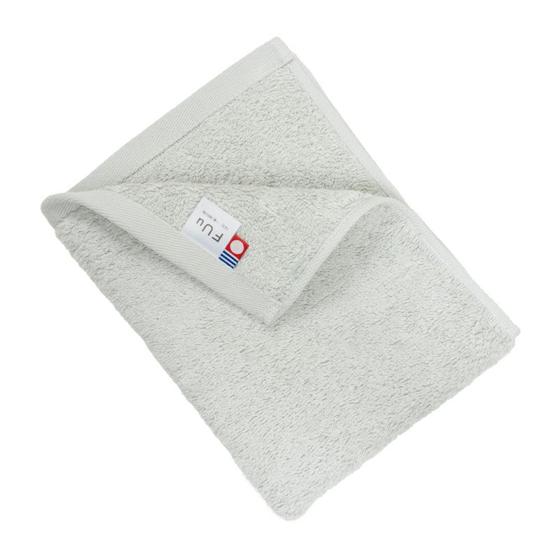 今治 フェイスタオル 1枚 FUu ふう 今治タオル 厚手 ふわふわ 高級 単品 ライトグレー