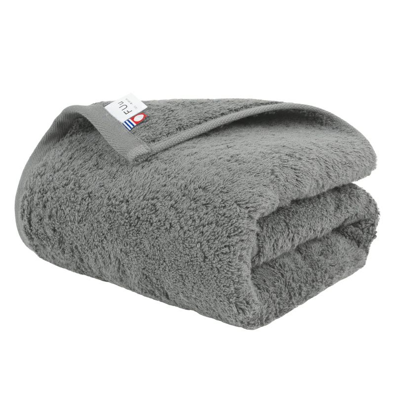 今治 バスタオル 1枚 FUu ふう 今治タオル 厚手 ふわふわ 高級 単品 チャコール