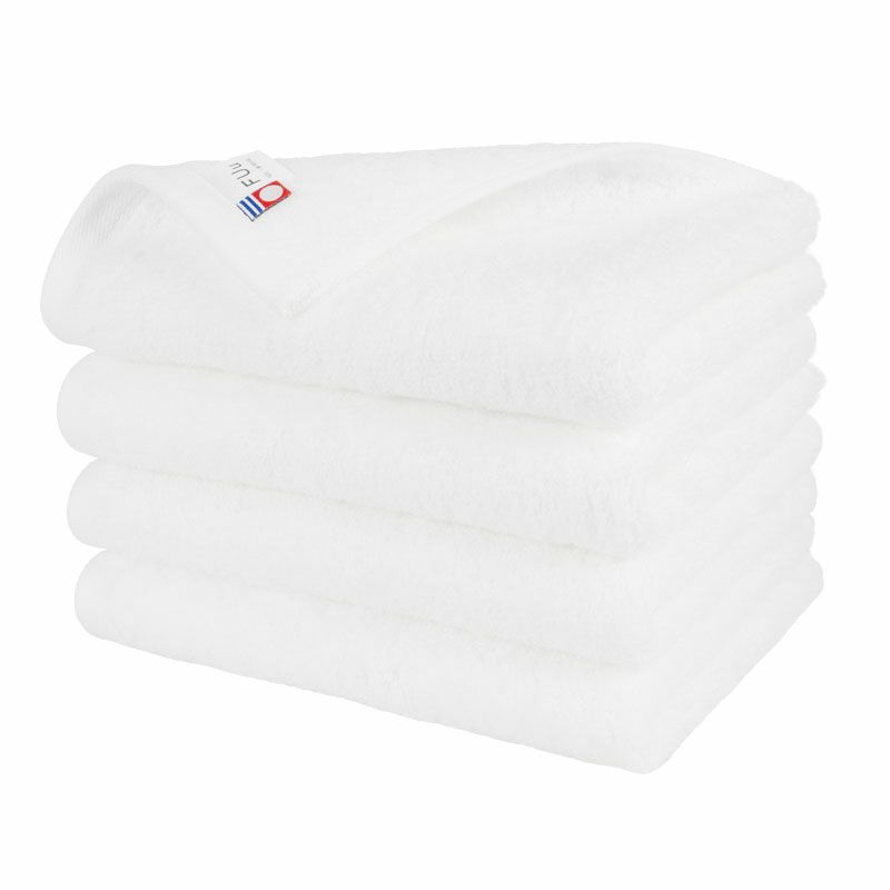 今治 フェイスタオル 4枚 FUu ふう 今治タオル 厚手 ふわふわ 高級 まとめ買い ホワイト