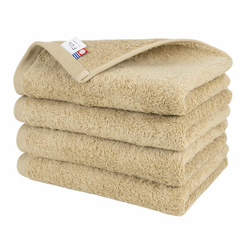 今治 フェイスタオル 4枚 FUu ふう 今治タオル 厚手 ふわふわ 高級 まとめ買い ベージュ