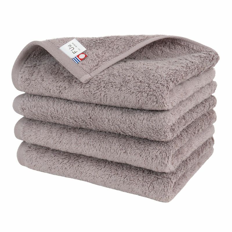 今治 フェイスタオル 4枚 FUu ふう 今治タオル 厚手 ふわふわ 高級 まとめ買い グレー