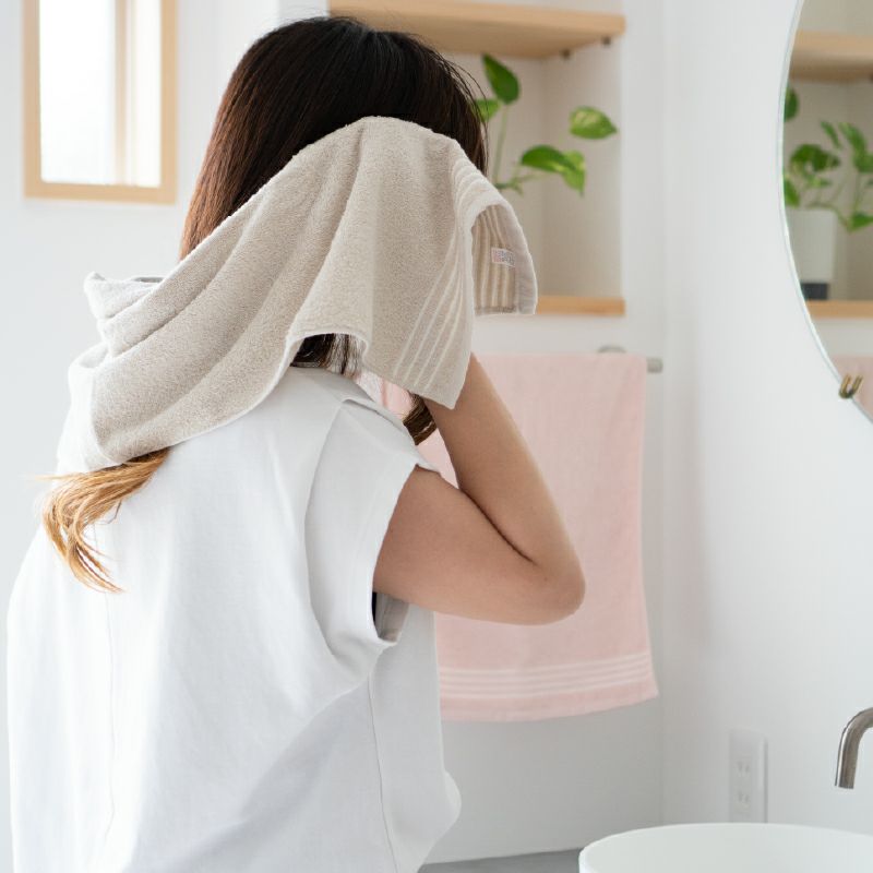 泉州タオル フェイスタオル 4枚セット まとめ買い 薄手 高級 さらさら ふっくら ふわふわ 泉州 タオル 丈夫 デイリーユース チャコール ネイビー アッシュピンク ベージュ