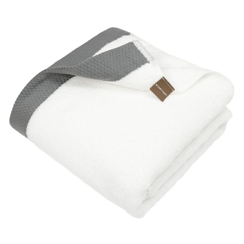 泉州 バスタオル 1枚 刺繍 名入れ ロイヤル ROYAL 泉州タオル 上質 高級 厚手 ホワイト