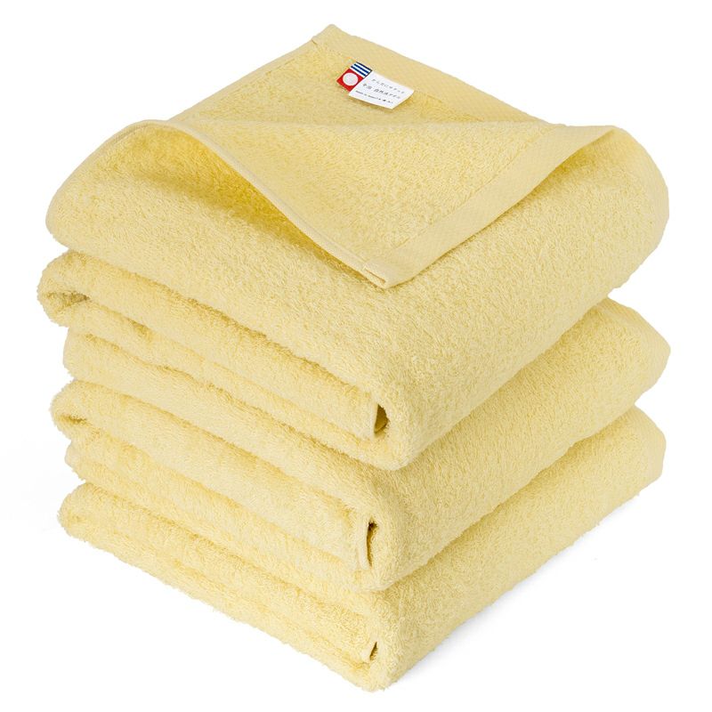 今治タオル 自然派タオル バスタオル 3枚セット まとめ買い 速乾 薄手