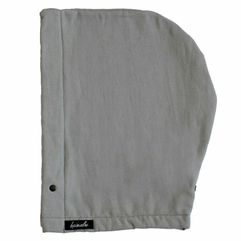 タオルフード　グレー