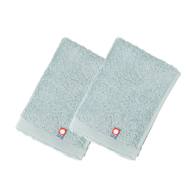 1.35ハンカチ　サックスブルー　カラバリ