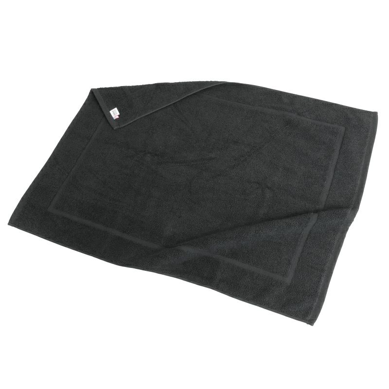 大判　バスマット　ブラック