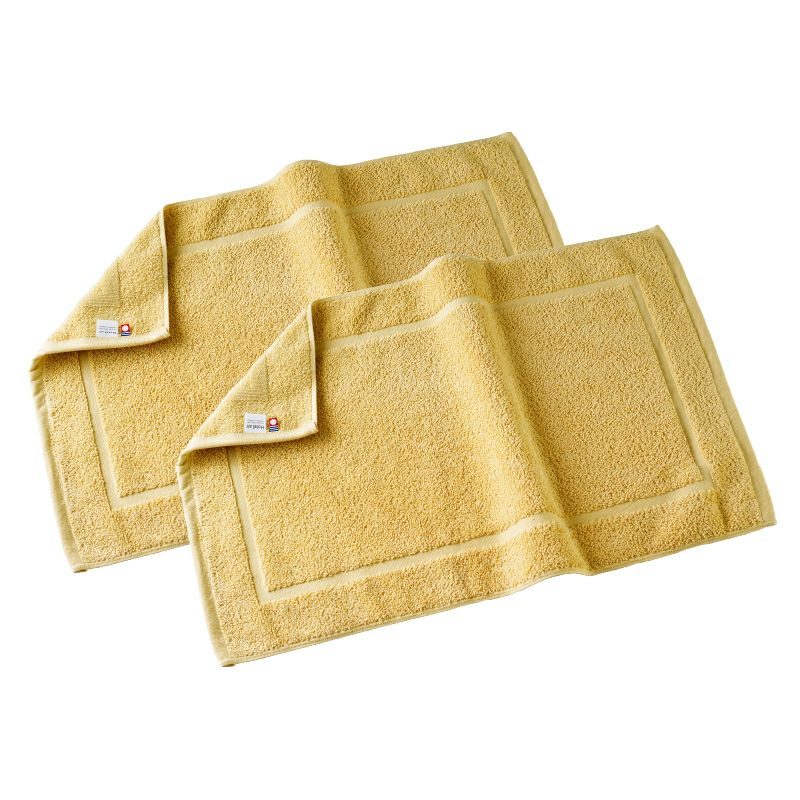 バスマット マスタード 2枚