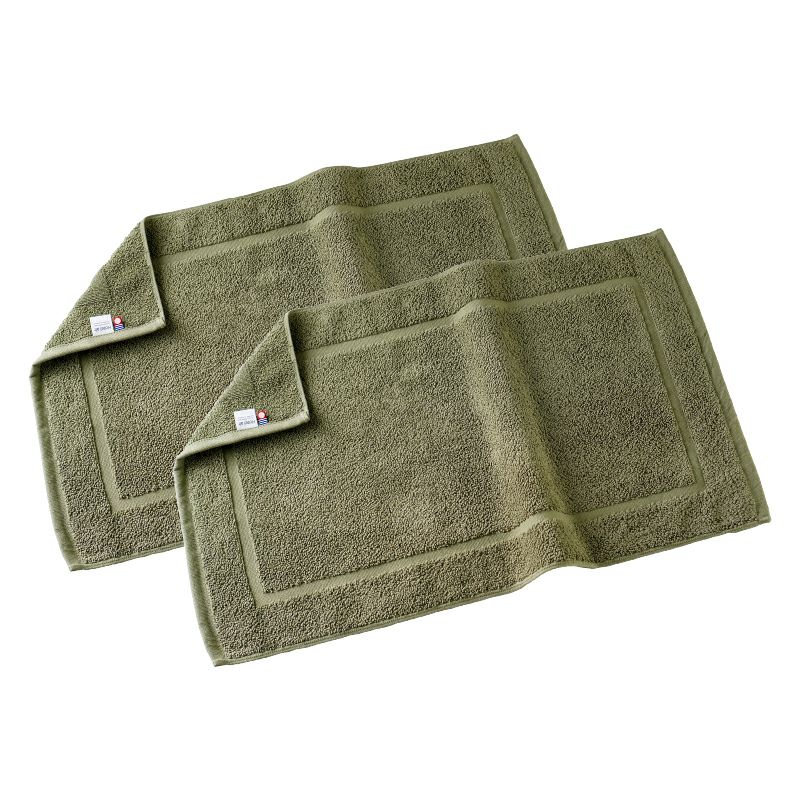 バスマット カーキ 2枚