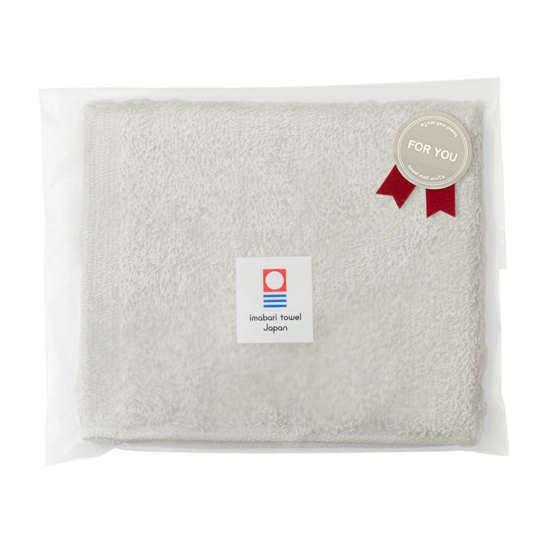 ホテルエアー ハンドタオル 個包装 グレー