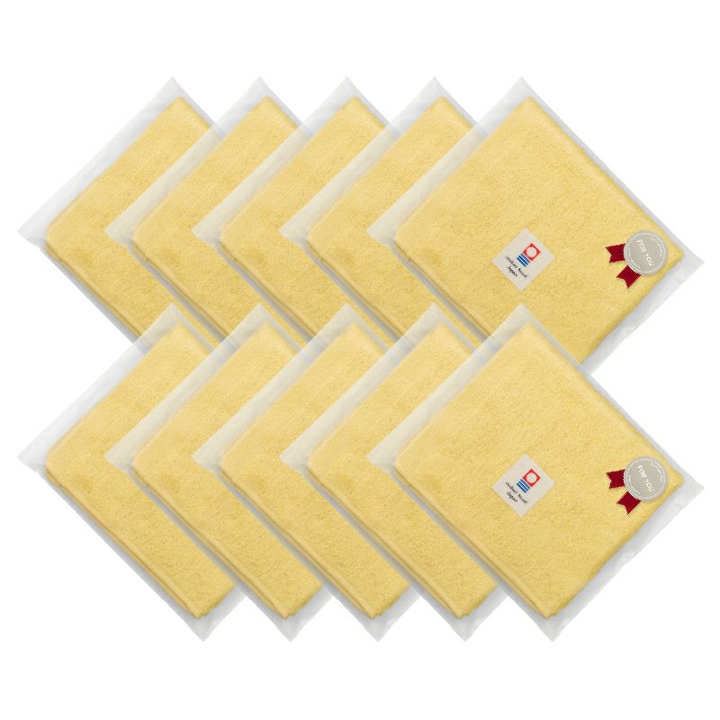 ホテルエアー ハンドタオル 個包装 マスタード