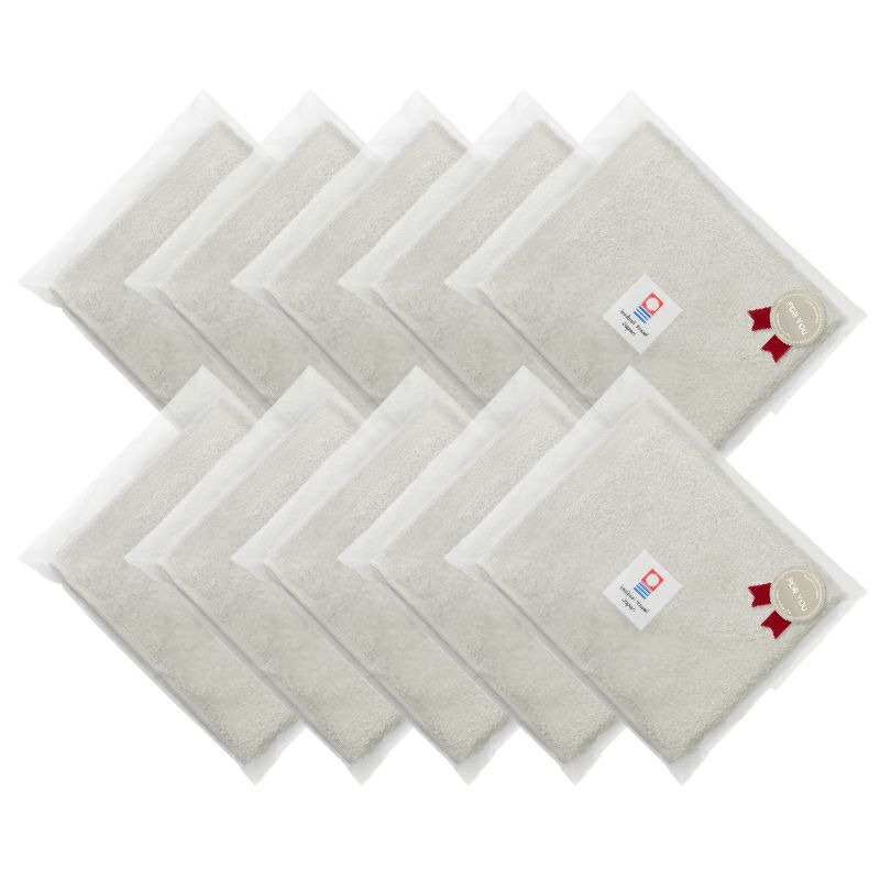 ホテルエアー ハンドタオル 個包装 グレー