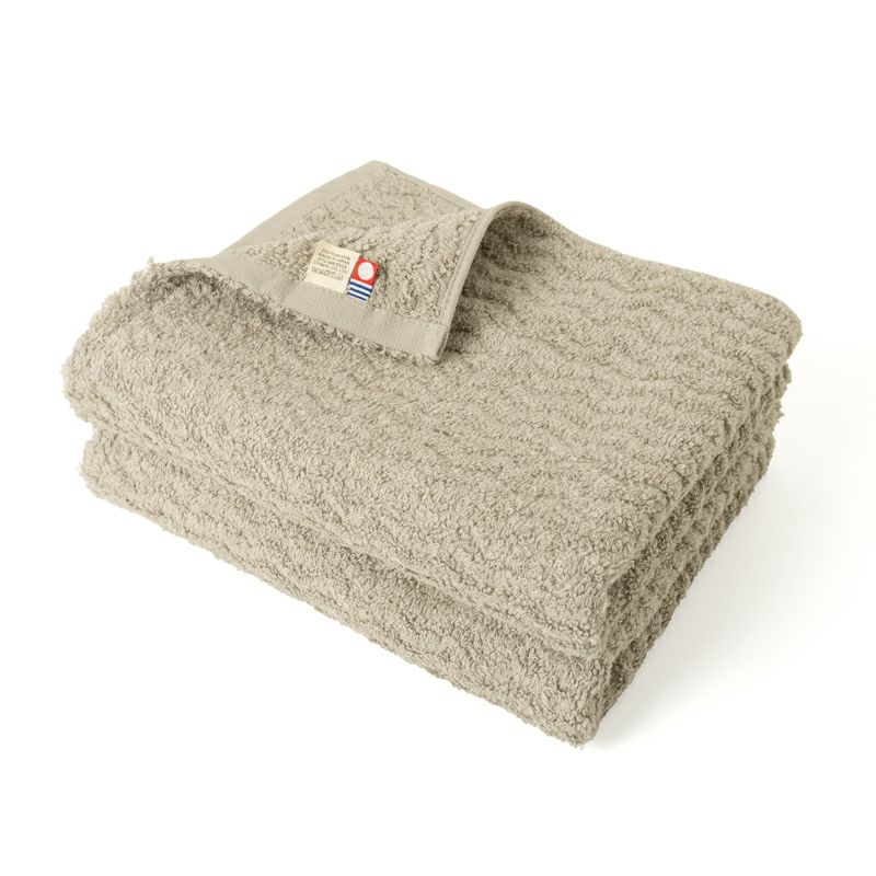 今治タオル ミニバスタオル 40㎝ 100㎝ nagisatowel  綿100％ 軽量 デイリーユース 今治産 甘撚り製法 蛍光染料不使用 ニュアンスカラー チャコール ベージュ ライトブルー パープル