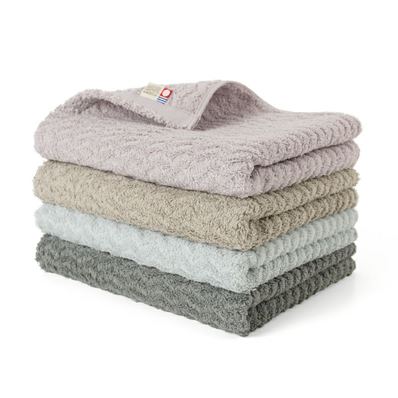 今治タオル ミニバスタオル 40㎝ 100㎝ nagisatowel  綿100％ 軽量 デイリーユース 今治産 甘撚り製法 蛍光染料不使用 ニュアンスカラー チャコール ベージュ ライトブルー パープル