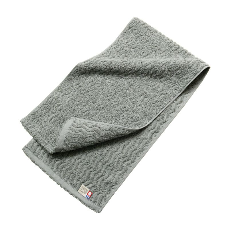 今治タオル スリムフェイスタオル 22㎝ 82㎝ nagisatowel  綿100％ 軽量 デイリーユース 今治産 甘撚り製法 蛍光染料不使用 ニュアンスカラー チャコール ベージュ ライトブルー パープル