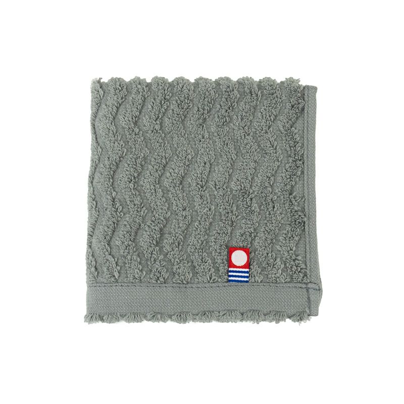 今治タオル タオルハンカチ 22㎝ 正方形 nagisatowel  綿100％ 軽量 デイリーユース 今治産 甘撚り製法 蛍光染料不使用 ニュアンスカラー チャコール ベージュ ライトブルー パープル