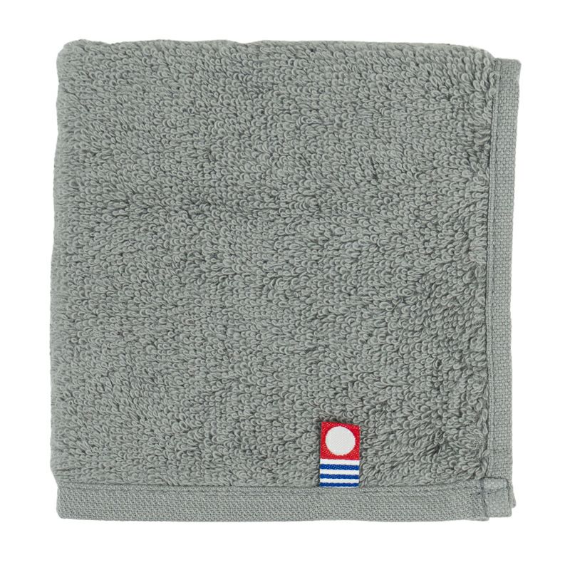 今治タオル タオルハンカチ 22㎝ 正方形 nagisatowel  綿100％ 軽量 デイリーユース 今治産 甘撚り製法 蛍光染料不使用 ニュアンスカラー チャコール ベージュ ライトブルー パープル