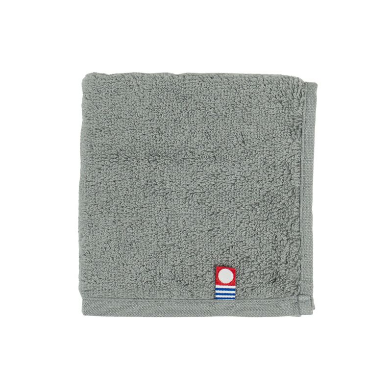 今治タオル タオルハンカチ 22㎝ 正方形 nagisatowel  綿100％ 軽量 デイリーユース 今治産 甘撚り製法 蛍光染料不使用 ニュアンスカラー チャコール ベージュ ライトブルー パープル