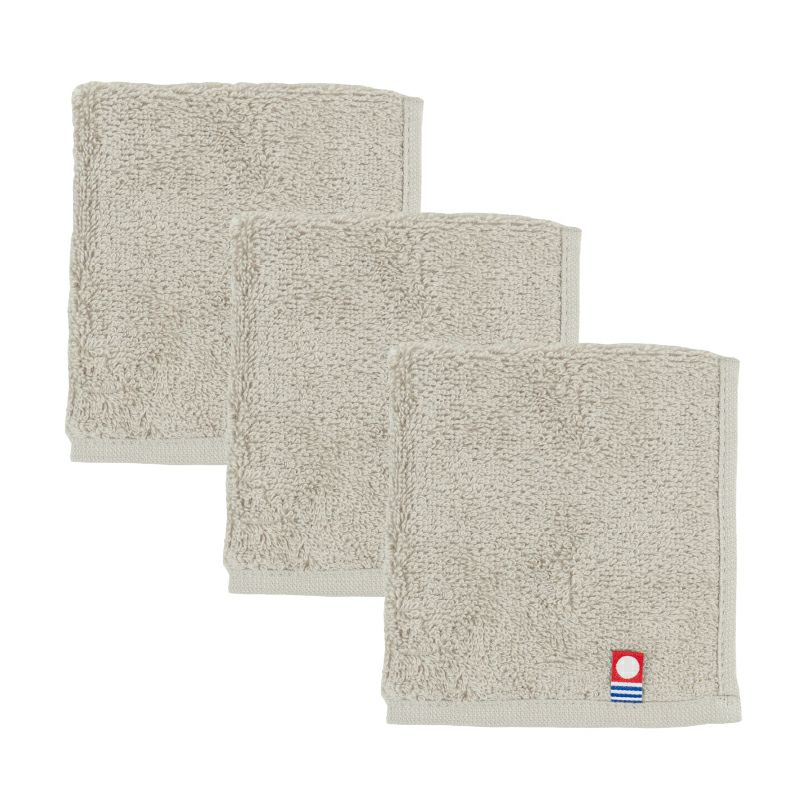 今治タオル タオルハンカチ 22㎝ 正方形 nagisatowel  綿100％ 軽量 デイリーユース 今治産 甘撚り製法 蛍光染料不使用 ニュアンスカラー チャコール ベージュ ライトブルー パープル