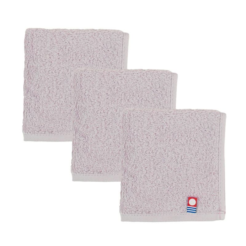 今治タオル タオルハンカチ 22㎝ 正方形 nagisatowel  綿100％ 軽量 デイリーユース 今治産 甘撚り製法 蛍光染料不使用 ニュアンスカラー チャコール ベージュ ライトブルー パープル