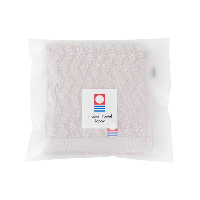 今治タオル タオルハンカチ ギフト お配り 22㎝×22㎝ 日本製 ハンカチ 小さめ 使いやすい おすすめ 速乾 吸水 かわいい ふわふわ 波模様 綿100％ 軽量 ジャガード デイリーユース 蛍光染料不使用 ニュアンスカラー チャコール ベージュ ライトブルー パープル