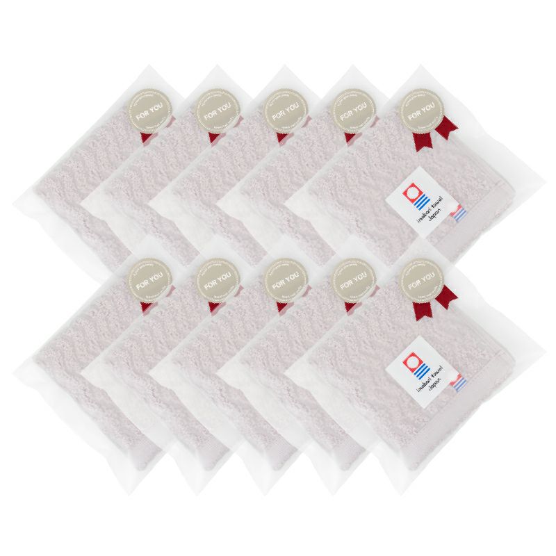 今治タオル タオルハンカチ ギフト お配り 22㎝×22㎝ 日本製 ハンカチ 小さめ 使いやすい おすすめ 速乾 吸水 かわいい ふわふわ 波模様 綿100％ 軽量 ジャガード デイリーユース 蛍光染料不使用 ニュアンスカラー チャコール ベージュ ライトブルー パープル