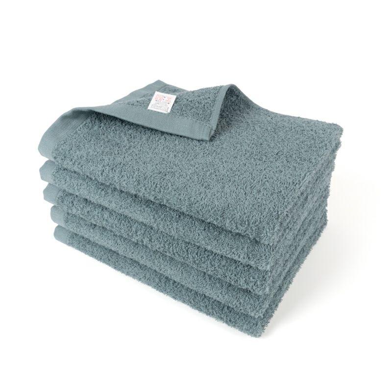 泉州タオル 薄手 フェイスタオル デイリーユース 日常使い ふわふわ 使いやすい 水回り タオル さわやか ブルー系 ブルー グリーン グレー