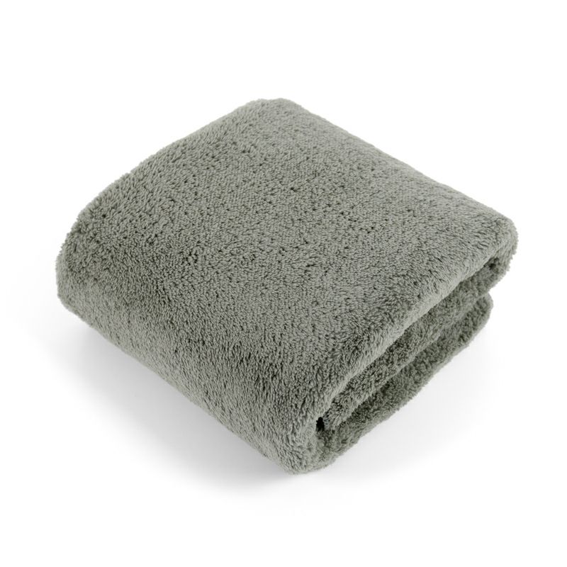 ドッグタオル 名入れ刺繍 犬用タオル バスタオル ワンポイント刺繍 肉球 チャコール