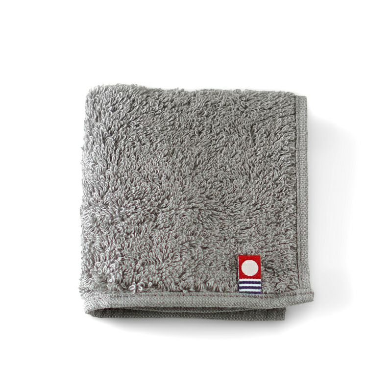今治タオル タオルハンカチ 名入れ刺繍 今治認定 スポーツ グレー