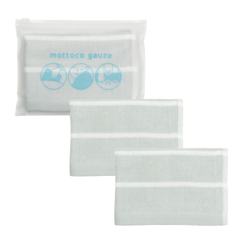 今治ガーゼタオル mottoco gauze 今治タオル ガーゼタオル フェイスタオル 温泉タオル 旅行用タオル 携帯用タオル ブルー