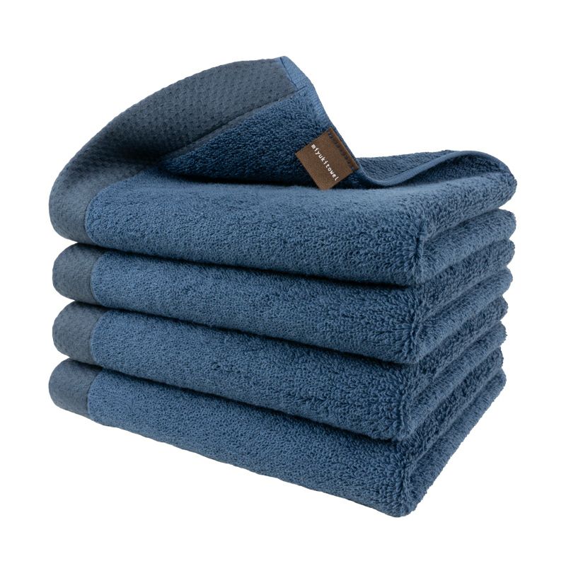 泉州 フェイスタオル 4枚 ロイヤル ROYAL 泉州タオル 上質 高級 厚手 ネイビー