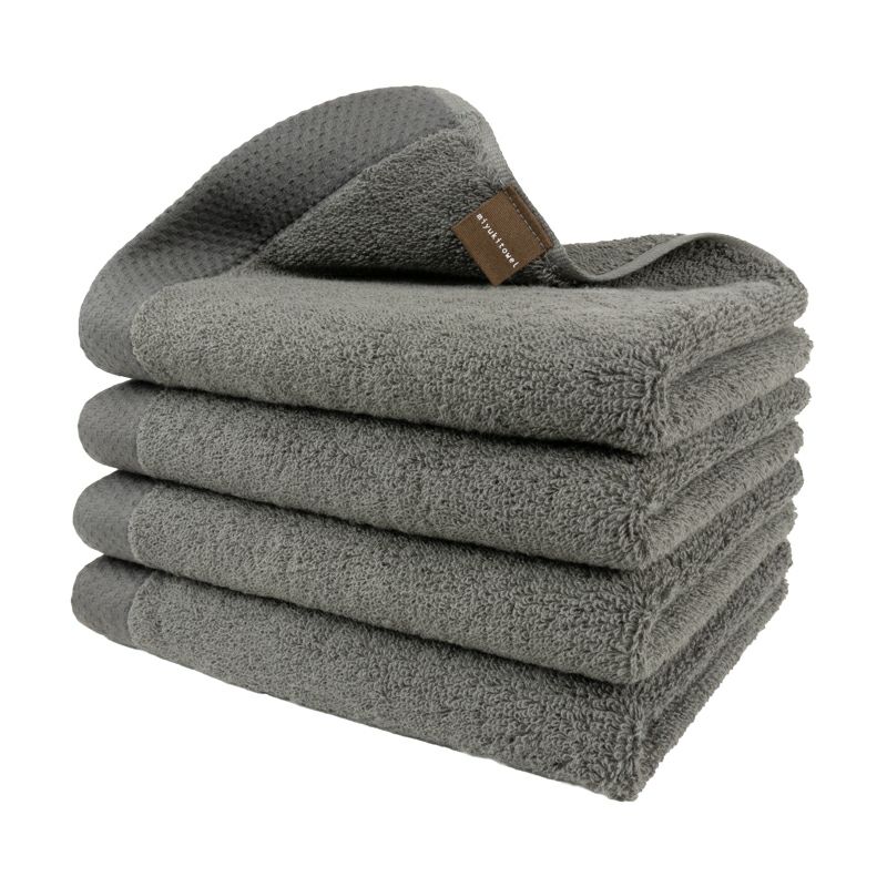 泉州 フェイスタオル 4枚 ロイヤル ROYAL 泉州タオル 上質 高級 厚手 チャコール