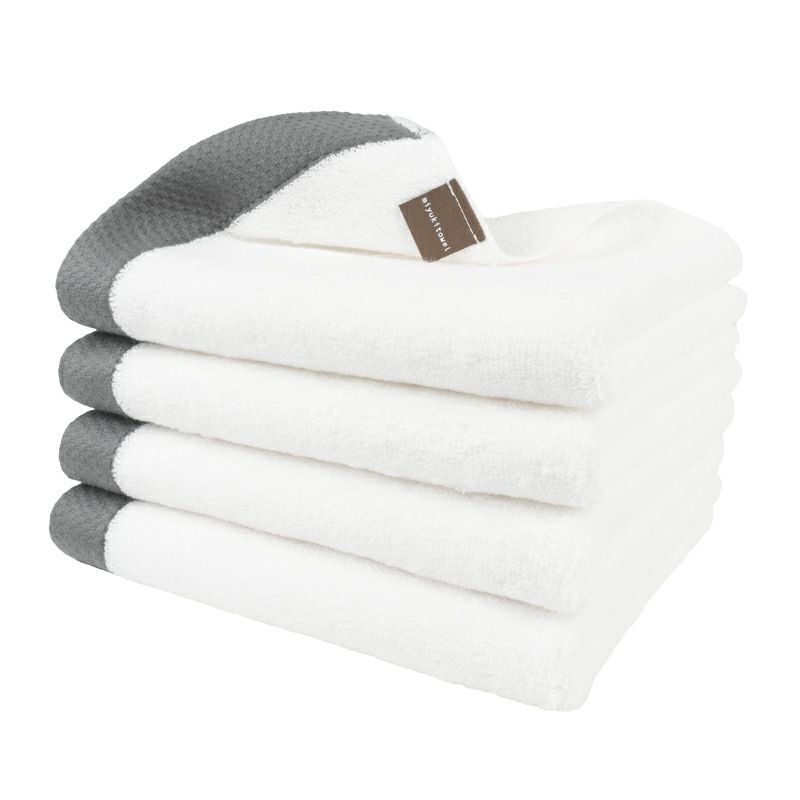 泉州 フェイスタオル 4枚 ロイヤル ROYAL 泉州タオル 上質 高級 厚手 ホワイト