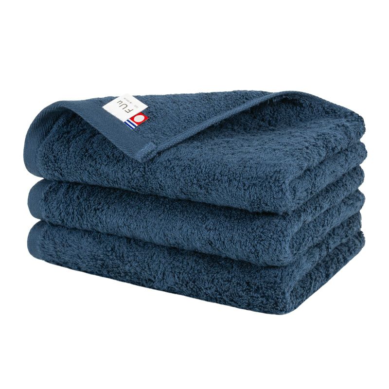 今治 フェイスタオル 3枚 FUu ふう 今治タオル 厚手 ふわふわ 高級 まとめ買い ネイビー