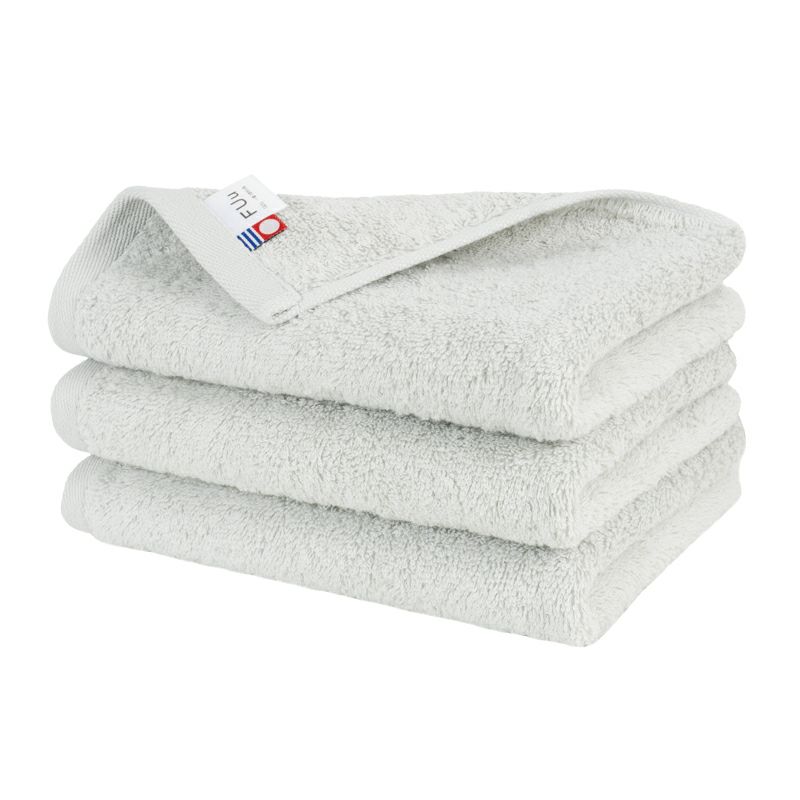 今治 フェイスタオル 3枚 FUu ふう 今治タオル 厚手 ふわふわ 高級 まとめ買い ライトグレー