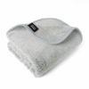 ひざ掛け ブランケット 無地 グレー あたたか ふわふわ 温かい 車 敬老 アウトドア プレゼント ギフト 