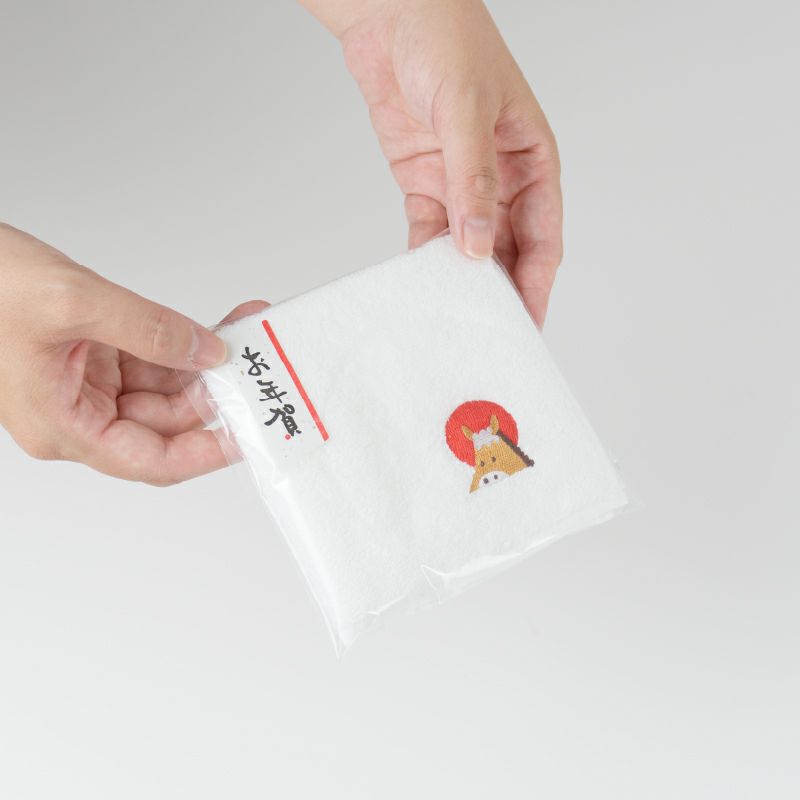 ハンカチ タオルハンカチ お配り プチギフト 2026年 干支タオル 今治タオル 干支刺繍 御年賀タオル お年賀タオル お年賀 