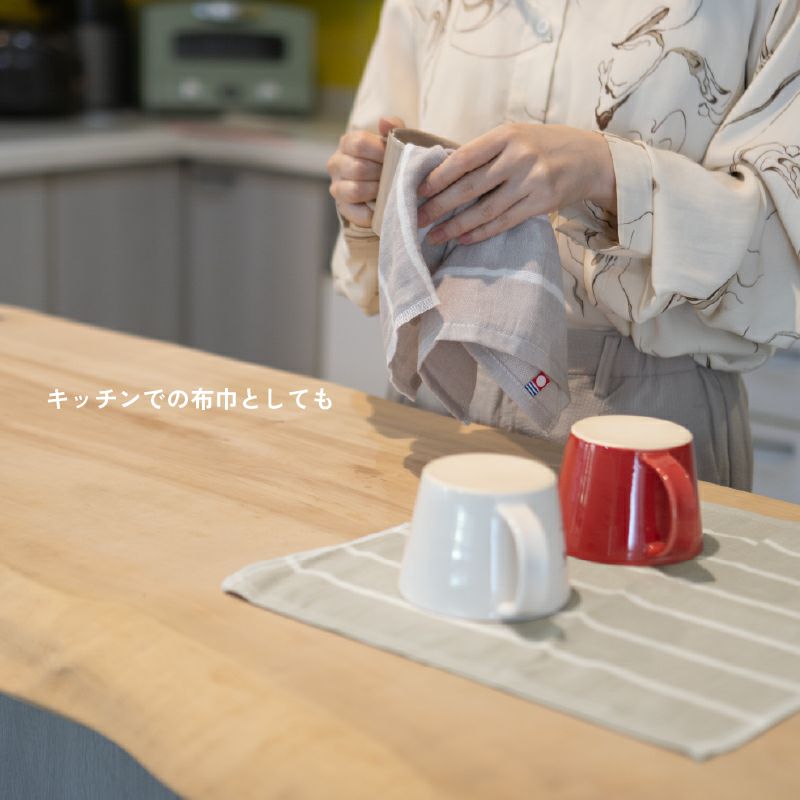 今治タオル mottoco gauze ハンドタオル 1枚 薄手 ガーゼタオル 携帯タオル 温泉タオル サウナタオル キッチン