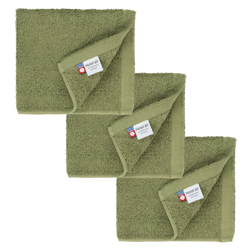 今治タオル ハンドタオル 軽量 ボリューム 今治産 ホテルエアー ホテル仕様 3枚 まとめ買い 中厚 今治認定 ネイビー イエロー ホワイト グレー カーキ ブラック アッシュパープル