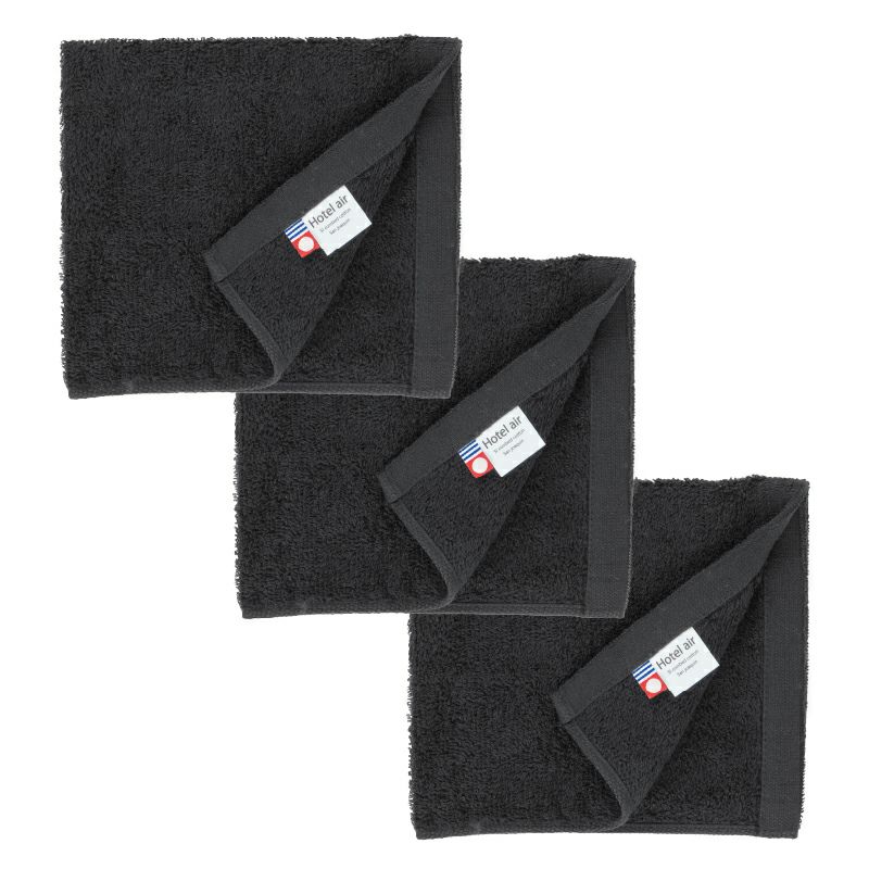 今治タオル ハンドタオル 軽量 ボリューム 今治産 ホテルエアー ホテル仕様 3枚 まとめ買い 中厚 今治認定 ネイビー イエロー ホワイト グレー カーキ ブラック アッシュパープル