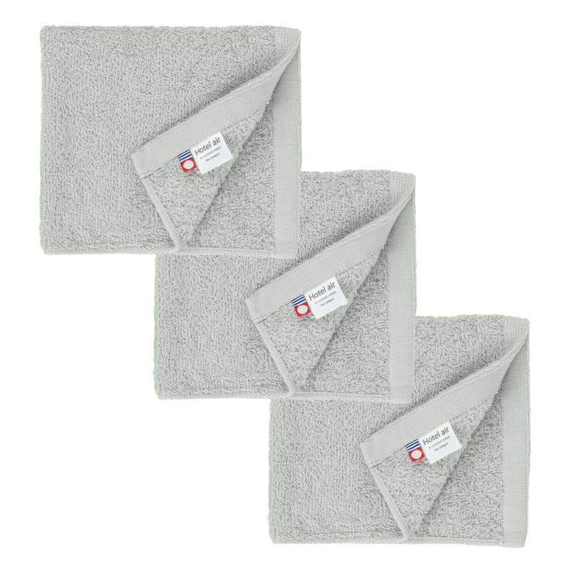 今治タオル ハンドタオル 軽量 ボリューム 今治産 ホテルエアー ホテル仕様 3枚 まとめ買い 中厚 今治認定 ネイビー イエロー ホワイト グレー カーキ ブラック アッシュパープル