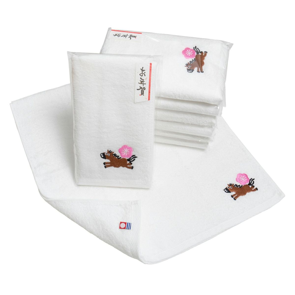 干支タオル 粗品タオル 即納タイプ 今治タオル 今治 粗品 刺繍 干支タオル 干支 2026